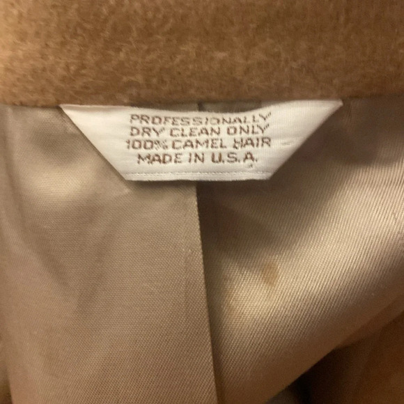 Repp Men’s Vintage 100% Camel Hair Blazer Jacket Sz 4X - Picture 4 of 7